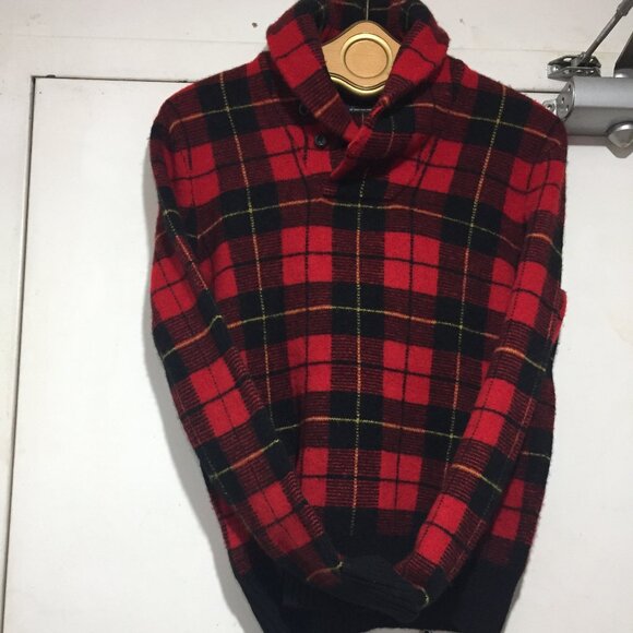 POLO RALPH LAUREN SCOTTISH WOOL PLAID SWEATERS SIZE XS - Picture 7 of 11
